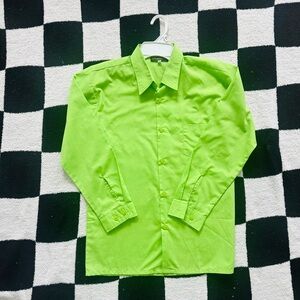 Men's Green Dress Shirt